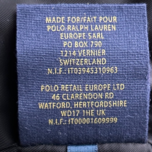 RARE Ralph Lauren RUGBY Down-Filled Wool Puffer Vest - Picture 9 of 9